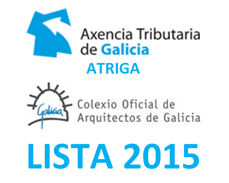 Lista da Axencia Tributaria de Galicia 2015