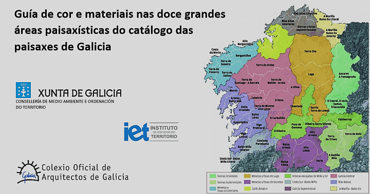 Información sobre o Concurso para o desenvolvemento dunha Guía de cor e materiais nas doce grandes áreas paisaxísticas do Catálogo das Paisaxes de Galicia