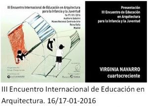 III Encuentro Internacional de Educación en la Arquitectura 2016