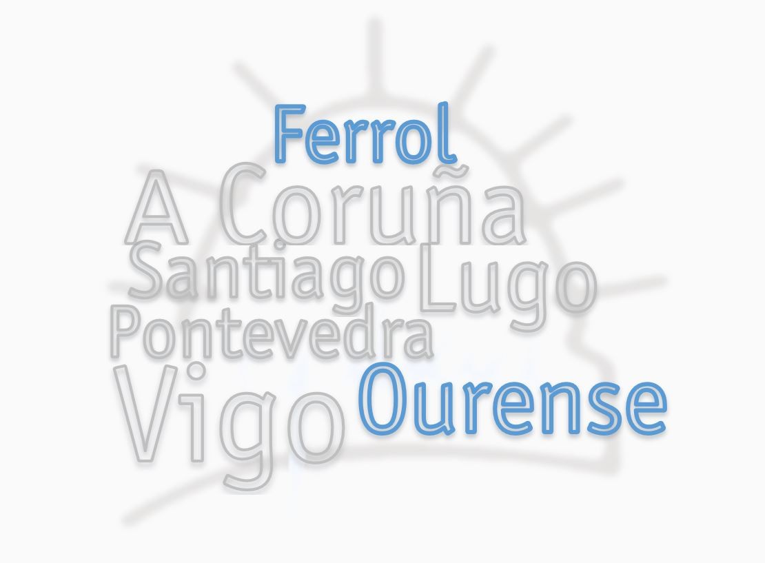 Atención presencial de las delegaciones de Ourense y Ferrol del 13 as 17 de diciembre (ambos inclusive).