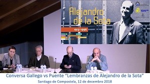 Conversa de Manuel Gallego e Carlos Puente “Lembranzas de Alejandro de la Sota”