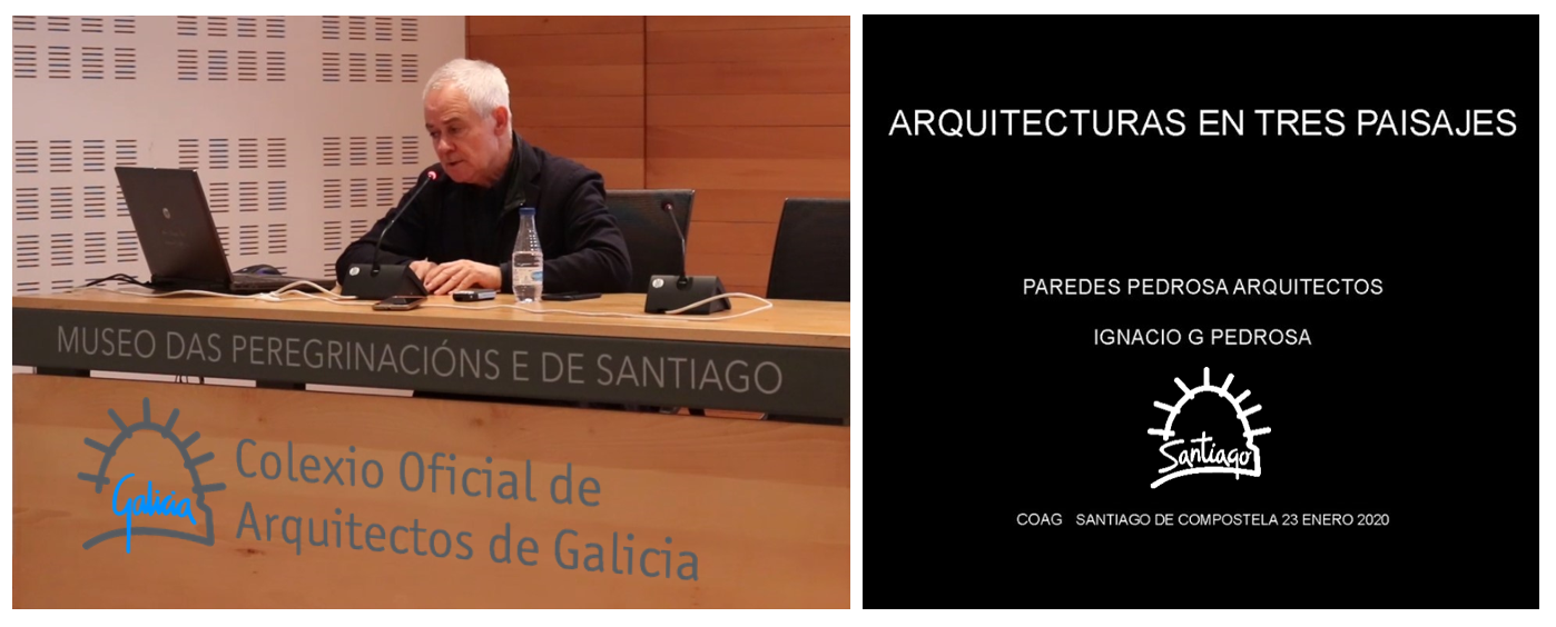 Dispoñible a gravación da conferencia de Ignacio Pedrosa, de Paredes Pedrosa Arquitectos