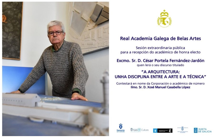 Discurso de D. César Portela con motivo do seu ingreso na Real Academia Galega de Belas Artes